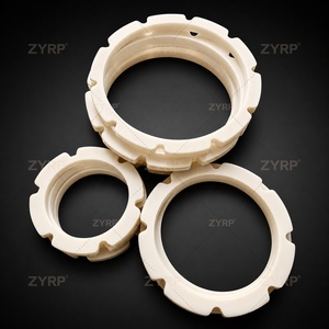Rueda de esquina de nylon PA6 <span class=keywords><strong>MC</strong></span> de 6 pulgadas para giros de 90 y 180 grados, transportador de riel en T para mataderos de aves - Product Image 3