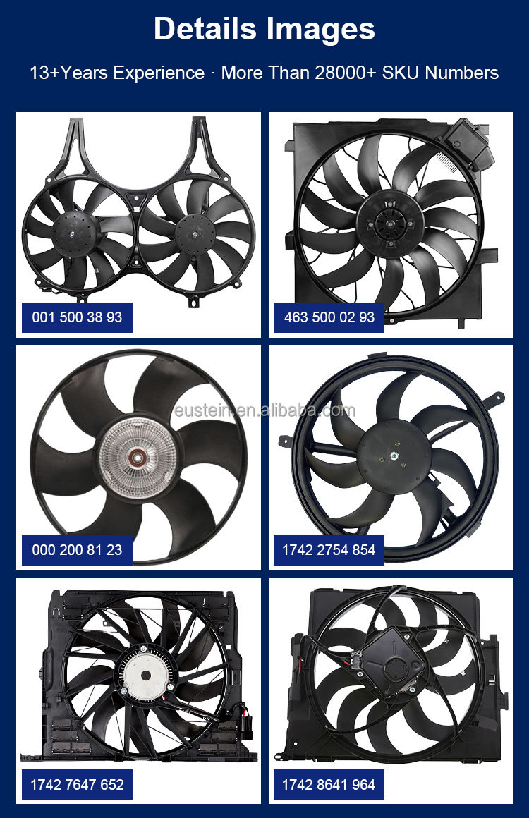 Mercedes Benz W222 Radiator Cooling Fan Assembly - 0999060612