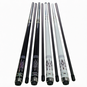 Queue de billard en fibre de carbone, joint central, 2 pièces, réglable de 19 à 20 oz, Phantom - Product Image 1