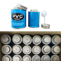 Adhésif pour tuyaux en PVC transparent de qualité supérieure, haute flexibilité, résistant aux intempéries, ciment à base de solvant PVC