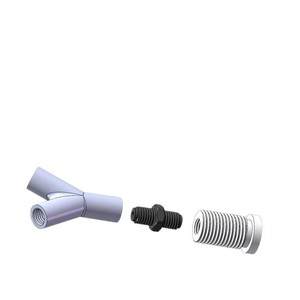 Baisuyuan Double-ended External Thread Connector 1/4 In PPS Rigid For <b>Electrical</b> <b>Wire</b> Protection - Product Image 2