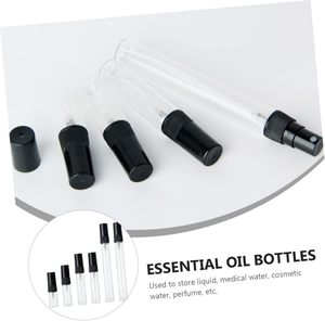 Vente en gros de flacons de parfum vides en verre fins et rechargeables de 2 ml, 3 ml, 5 ml, 10 ml, avec bouchon à vis et impression sérigraphique, pour échantillons de voyage - Product Image 3