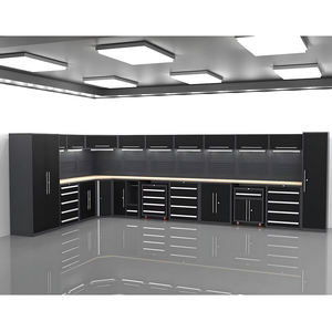 Armoire de rangement murale en acier pour garage, gain de place, mobilier d'atelier, unité verrouillable, organisateur d'outils, armoire d'établi - Product Image 1
