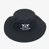 Casquette de pêche à large bord de haute qualité Yukaihe, design de logo personnalisé, chapeau de seau d'extérieur avec broderie