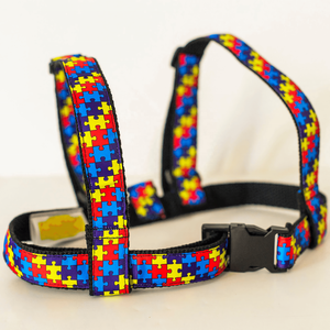 Laisse de marche pour bébé et chien en PET Sensibilisation à l'autisme Laisse en coton Harnais de sécurité pour <span class=keywords><strong>enfant</strong></span> avec bretelles rembourrées - Product Image 1