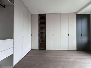 Fabricant de meubles sur mesure Meubles de chambre à coucher Armoire moderne modulaire en bois Design Garde-robe de chambre Style minimaliste - Product Image 4