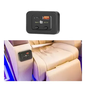 Wholesale Factory Supply Train Tram Bus Seat Fast Charging Usb C Socket Type C Socket Qc3.0 12V 24V Pd Usb Chargers For Bus Car