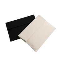 Sac d'emballage pour vêtements anti-poussière en coton avec logo personnalisé imprimé, pochette enveloppe en sergé de coton pour chaussures