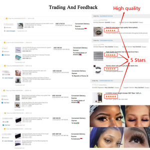 False Lashes Classic Soft Eye Lash Dingsen Brand Your Own Privet Label Professional Eyelash Extension Kit - Product Image 5