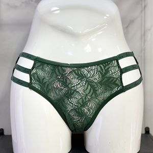 Tanga Sexy <span class=keywords><strong>de</strong></span> Encaje <span class=keywords><strong>de</strong></span> Terciopelo con Logotipo Personalizado Love Secret Letter, con Pedrería, Brillante, con Diamantes - Product Image 5