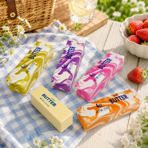 Paquete de Juguetes Blandos de Mantequilla de Colores Personalizados de Ascenso Lento, Juguetes Sensoriales Antiestrés Suaves y Elásticos para Recuerdos de Fiesta - Product Image 3