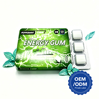 Chewing-gum ENERGY GUM CUSTOM 60g avec Xylitol 1 par jour