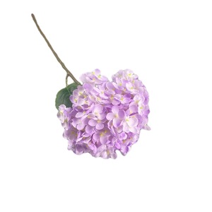 Flor de Hortensia Artificial HSK 09 de Alta Simulación con Tallo Único para Decoración del Hogar y Hoteles - Product Image 2