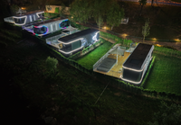 Vente en gros de maisons capsules de 40 pieds, maisons mobiles de luxe, hôtels, bureaux, fabricant chinois de maisons conteneurs
