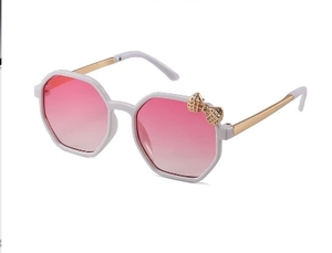 Nuevas Gafas de Sol para Bebé con Protección UV400, Diseño Minimalista con Lazo y Mariposa de Color Semi-Metálico, Tendencia Popular para Niños y Niñas - Product Image 6