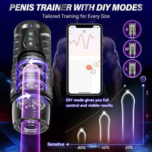 AI erkek mastürbasyon için seks oyuncakları erkekler için-7 Thrusting & 7 döner modları, görsel pencere ile cep kedi makinesi LCD ekran - Product Image 5