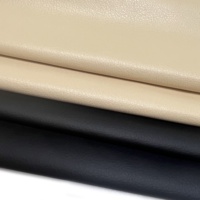 Échantillon GRATUIT Cuir PU bio-sourcé à base d'eau ultra doux et confortable effet litchi avec doublure en coton pour sacs, vêtements et étuis de téléphone