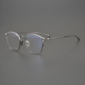 高級ブランドカスタマイズされた猫目純粋なチタンガール光学近視処方パーソナライズされたハイエンドの読書メガネをサポート - Product Image 6