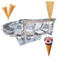 Machine industrielle à cornets de sucre roulés, machine à faire des rouleaux d'œufs, machine à cornets de crème glacée, prix usine