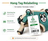 Nouveauté : Collier pour chien en chanvre vintage avec doublure en polaire, réfléchissant, hypoallergénique, confortable, produits de luxe pour animaux de compagnie