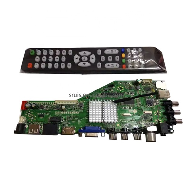 Custom Pcba MSD338STV5.0 LCD TV driver board motherboard is compatible with all kinds of LCD dual core 512m+4g memory WiFi