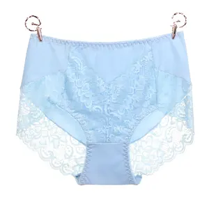 High Waisted Sexy Lace Panties Women's Underwear Classic Female Custom Breathable Hipster Briefs Underwear