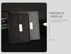 Cuaderno A5 de Cuero PU 2026, Personalizable, Ecológico, de Tres Pliegues, 100 Hojas, Encuadernación Magnética Cosida, Impresión UV - Product Image 4