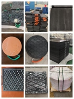 Plaque de support UHMWPE antidérapante, pour grue / plateforme de travail en hauteur / excavatrice, prolonge la durée de vie de l'équipement