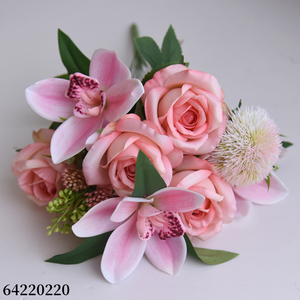 10 Pezzi di <span class=keywords><strong>Rose</strong></span> Huilan <span class=keywords><strong>Profumate</strong></span> Artificiali in Tessuto, Stile Moderno, Fatte a Mano, per Decorazioni Casa, Matrimoni, Lauree, Natale e Festività - Product Image 4