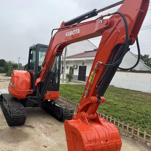 เครื่องขุด U55 Kubota มือสองเครื่องจักรญี่ปุ่น U40 U35 Kubota U55มือสองขนาด5ตัน - Product Image 1