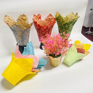 Fabricant de pots de fleurs personnalisés, couverture de <span class=keywords><strong>Pot</strong></span> de fleurs en plastique PE en papier Kraft recyclable imperméable - Product Image 6