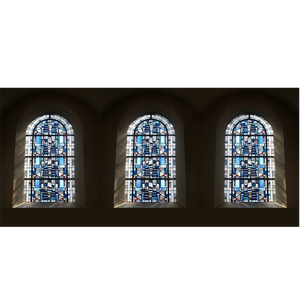 Art décoratif d'église, vitrail artisanal, incrustation de verre Tiffany pour fenêtre - Product Image 3