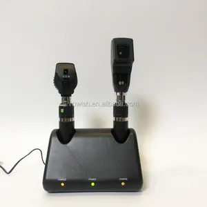 DR1900 Set diagnostik isi ulang, Set Ophthalmoscope optik Cina dan retinoskop isi ulang