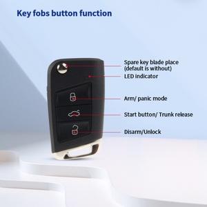 Système d'alarme universel pour voiture EASYGUARD EC002-VG-NFC, démarrage à distance du moteur, verrouillage/déverrouillage par proximité - Product Image 3