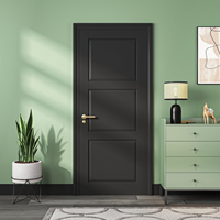Revêtement de porte en PVC laminé populaire pour la fabrication de portes Shaker à 3 panneaux, tailles et couleurs personnalisables