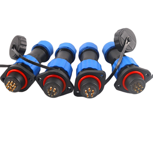 Konektor Tahan Air Panas SP16 SD16 IP68 Kabel Konektor Steker & Soket Jantan Dan Betina 2 3 4 5 6 7 9 Pin - Product Image 1