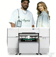 Imprimante numérique à jet direct automatique à 4 têtes I3200, impression à l'encre blanche haute précision sur vêtements A3 pour vêtements personnalisés