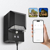 Transformateurs basse tension intelligents 120V AC vers 12/15V AC avec contrôle Wi-Fi et Bluetooth pour éclairage paysager multi-zones 200W