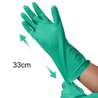 Guantes de Nitrilo Resistentes XINGYU, Impermeables, Anti-químicos, para Laboratorio, Color Verde, Resistentes a Productos Químicos