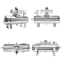 VBAT20A Booster de pression d'air complet Vba Booster Valve 20L Régulateur de pression de réservoir pour les industries pneumatiques Nouveau filetage d'occasion