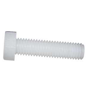 Vis hexagonale en plastique PVDF Bocosite M3-M24, métrique, résistante à la corrosion, qualité A, finition lisse, pour la production d'énergie solaire - Product Image 1