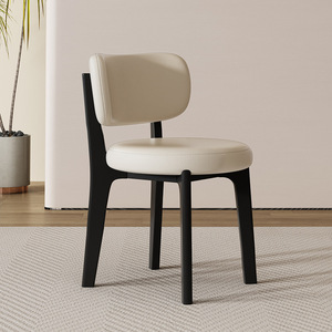 Sedia <span class=keywords><strong>in</strong></span> <span class=keywords><strong>Legno</strong></span> Massello, Stile Semplice e Moderno, Scandinavo e Italiano, Lusso Leggero, Set <span class=keywords><strong>Tavolo</strong></span> e Sedie da Pranzo con Schienale - Product Image 5
