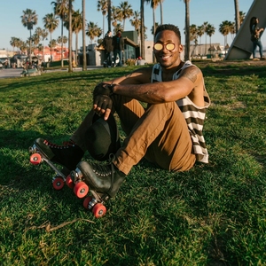 Zapatos con Ruedas 2 Filas Glitter Intermitente <span class=keywords><strong>Patines</strong></span> 4 Ruedas mujeres adultos <span class=keywords><strong>hombre</strong></span> <span class=keywords><strong>patines</strong></span> <span class=keywords><strong>Quad</strong></span> <span class=keywords><strong>patines</strong></span> - Product Image 2