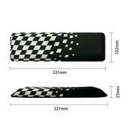 Repose-poignets pour clavier, antidérapant, en mousse à mémoire de forme, avec dessin animé, tapis de souris, coussin de soutien pour clavier à 87/104 touches