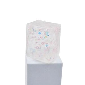 Juguetes Sensoriales Antiestrés de TPR en Forma de Cubo con Purpurina de Azúcar, Coloridos, Regalo para el Día de San Valentín - Product Image 1