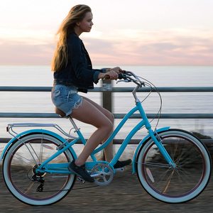 <span class=keywords><strong>Bicicleta</strong></span> Híbrida Versátil para Mujer / <span class=keywords><strong>Bicicleta</strong></span> Urbana <span class=keywords><strong>de</strong></span> 3 Velocidades Internas para Desplazamientos Diarios - Product Image 5