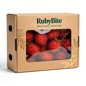 Boîte en carton ondulé personnalisée avec impression de logo pour l'emballage de fruits, l'expédition et les cadeaux, vente en gros - Product Image 3