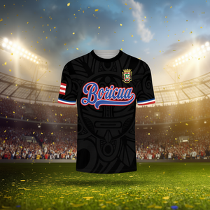 Maglia da Calcio Boricua Personalizzata, Maglietta Unisex per Tifosi, Regalo per la Squadra di Porto Rico - Product Image 3