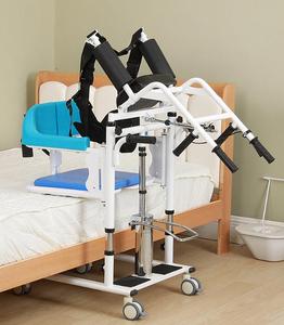 Silla de transferencia Manual, rehabilitación, enfermería móvil, Control ajustable, silla Manual con inodoro para pacientes para ancianos - Product Image 6