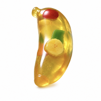 Jouet anti-stress en forme de banane en TPR/PU, à presser, à rebond lent, pour la décompression, autre technique, cadeau du Zhejiang